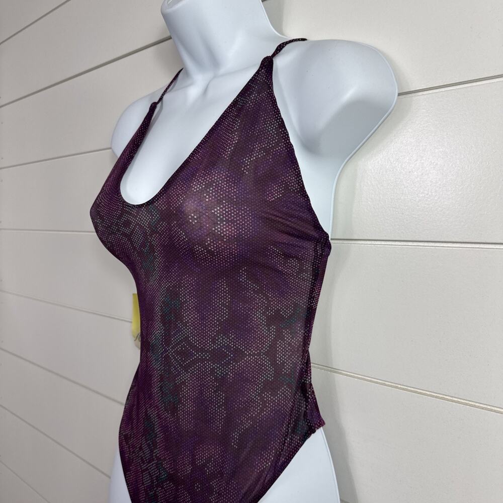 Maaji One Piece Swimsuit Reversible Multicolor Floral Print sz M - Picture 3 of 9